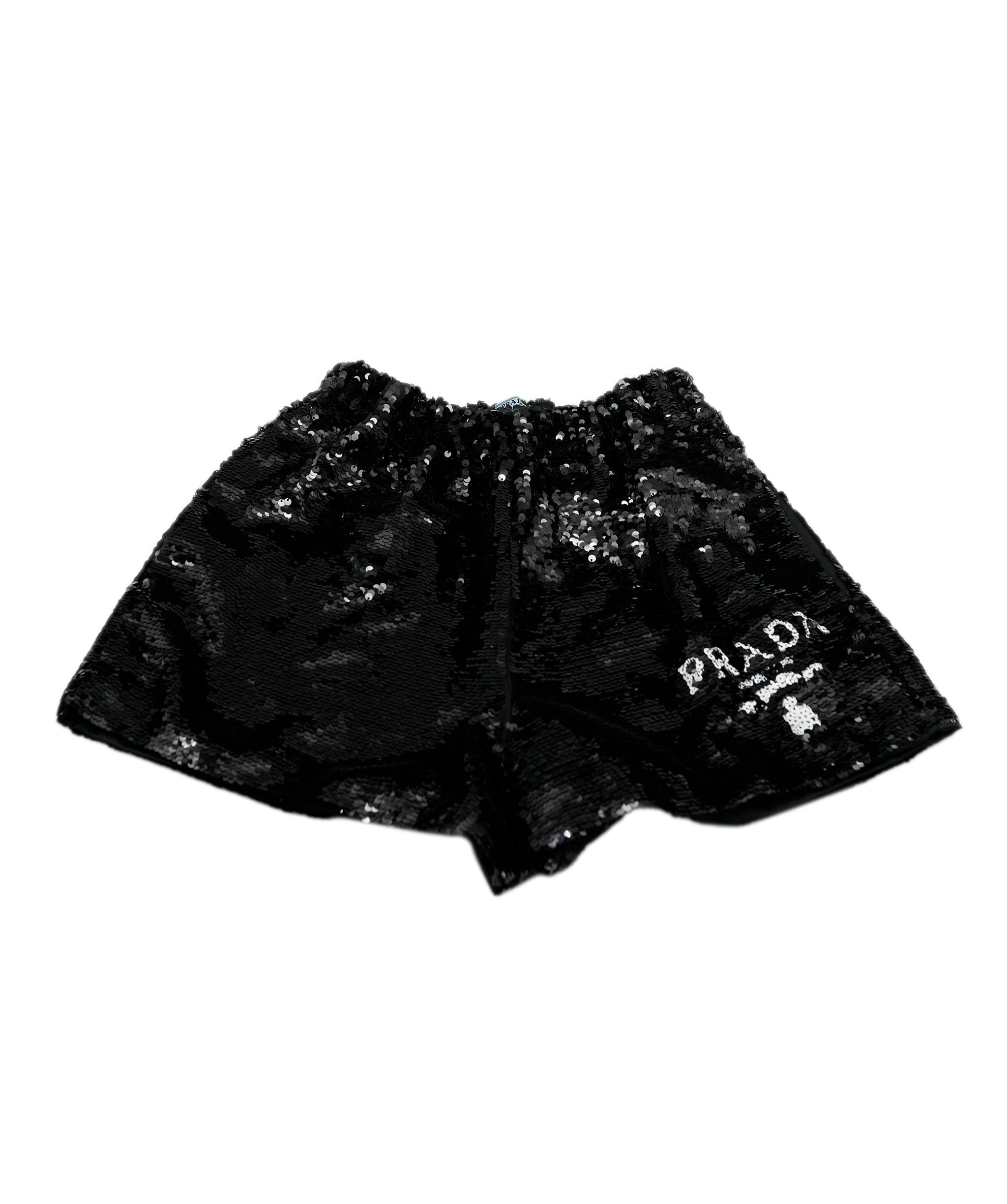 Prada Prada sequin shorts ALL0403