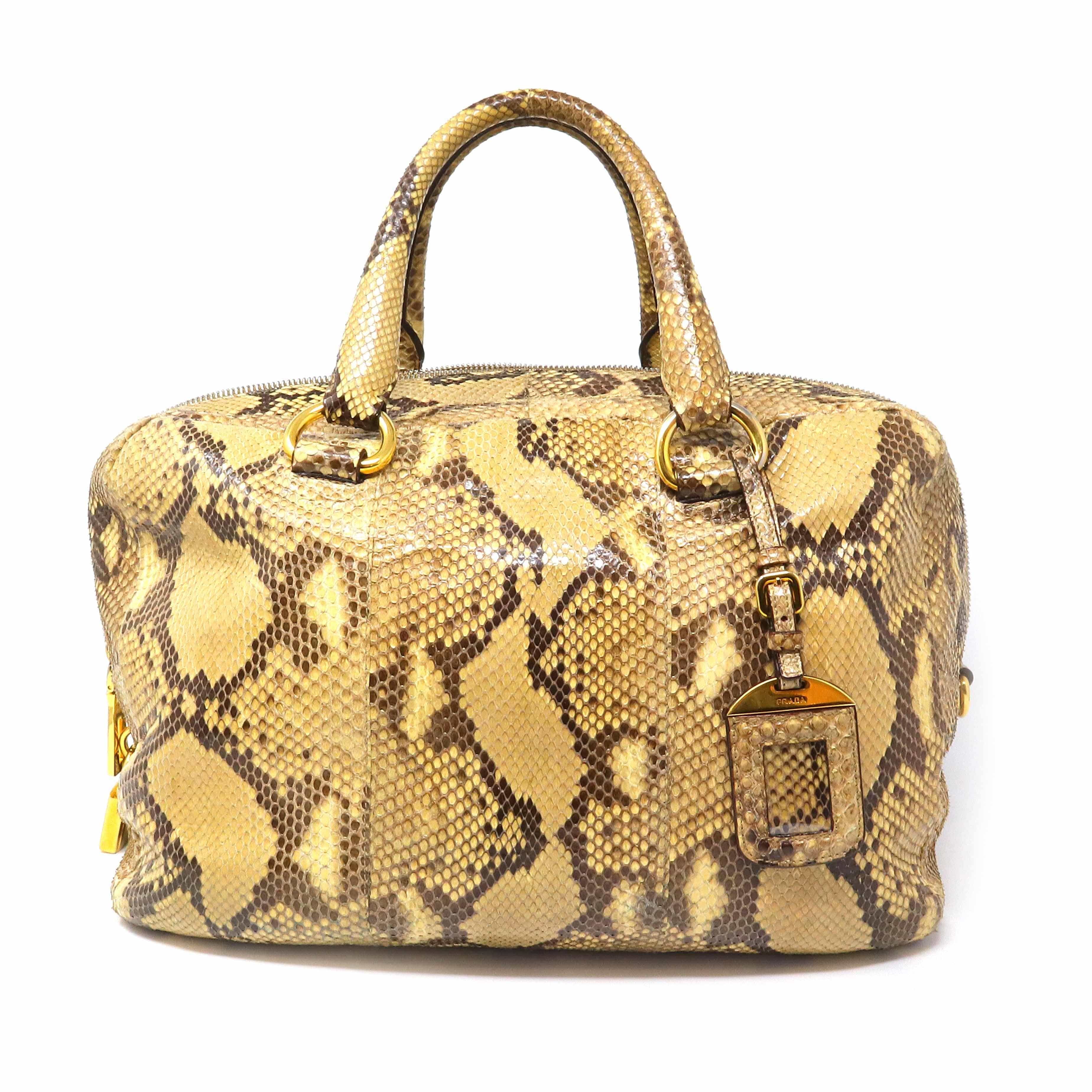Prada python hotsell