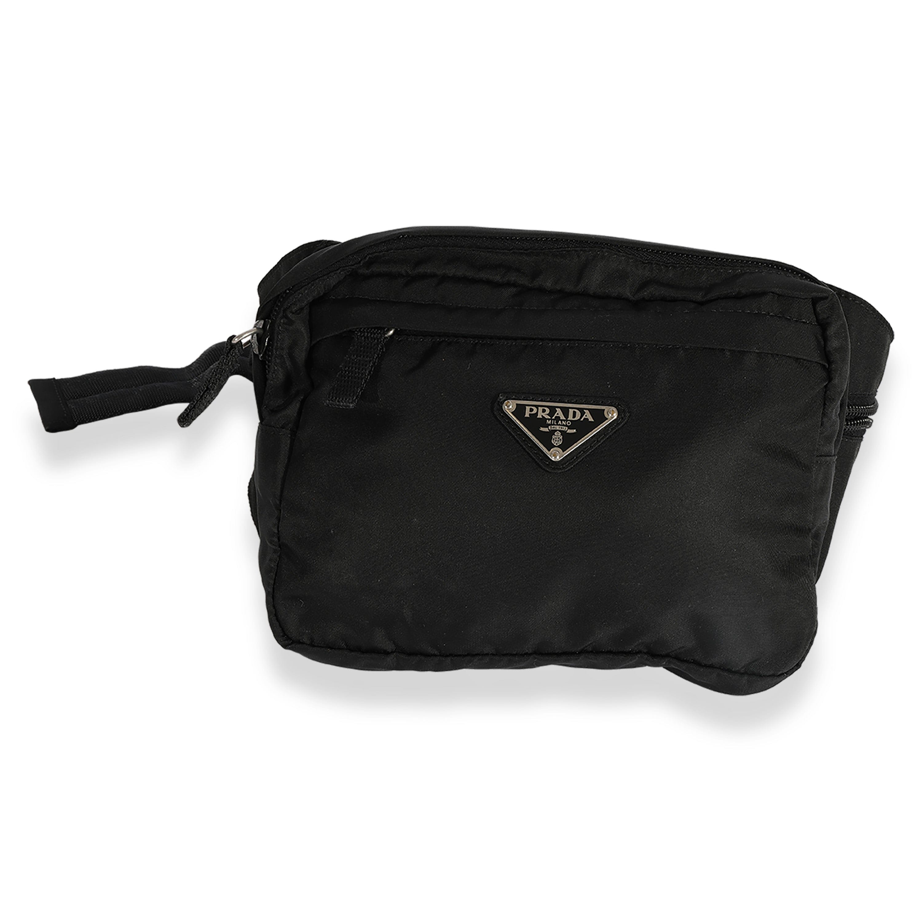 Prada Prada Black Nylon Sport Waist Bag