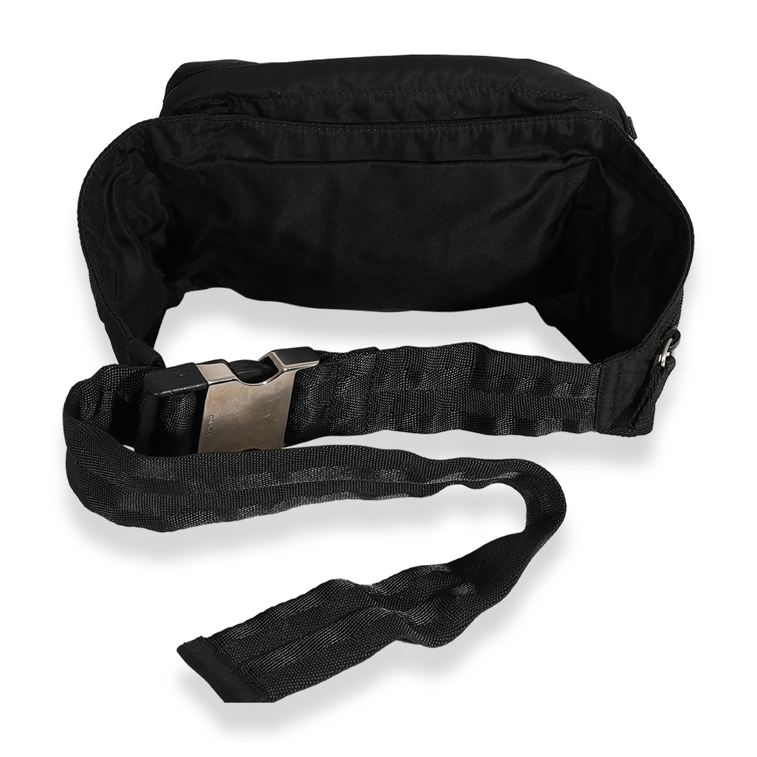Prada Prada Black Nylon Sport Waist Bag