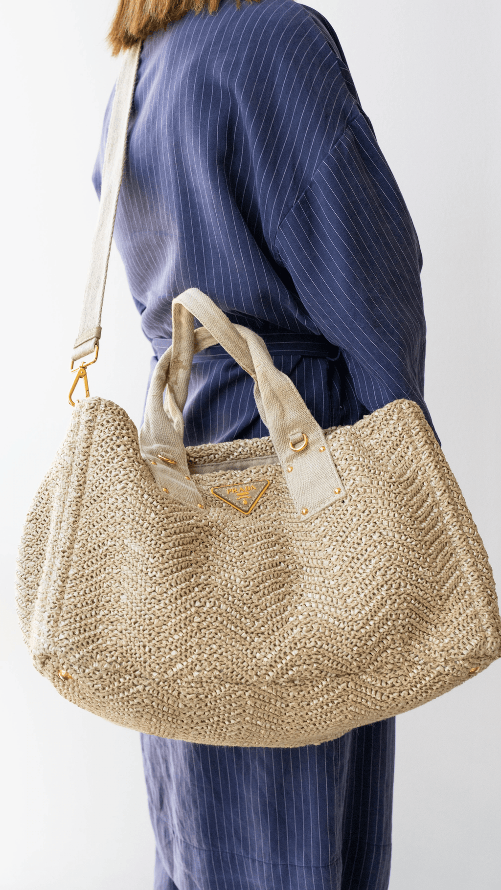 Prada Raffia Tote Bag RJL1595 – LuxuryPromise