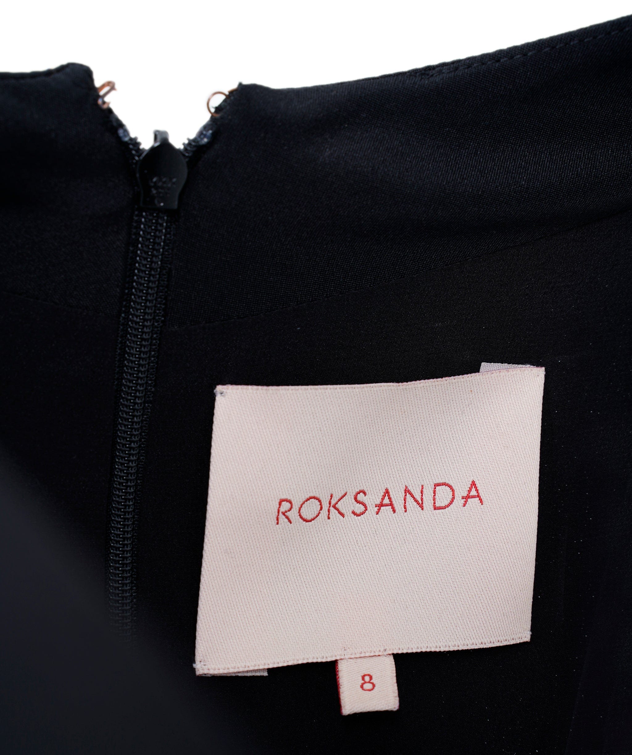 Roksanda Roksanda black and blue sleeves dress, size 8 AEL1128