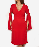 Stella McCartney Stella McCartney Red Belted Dress Size 40