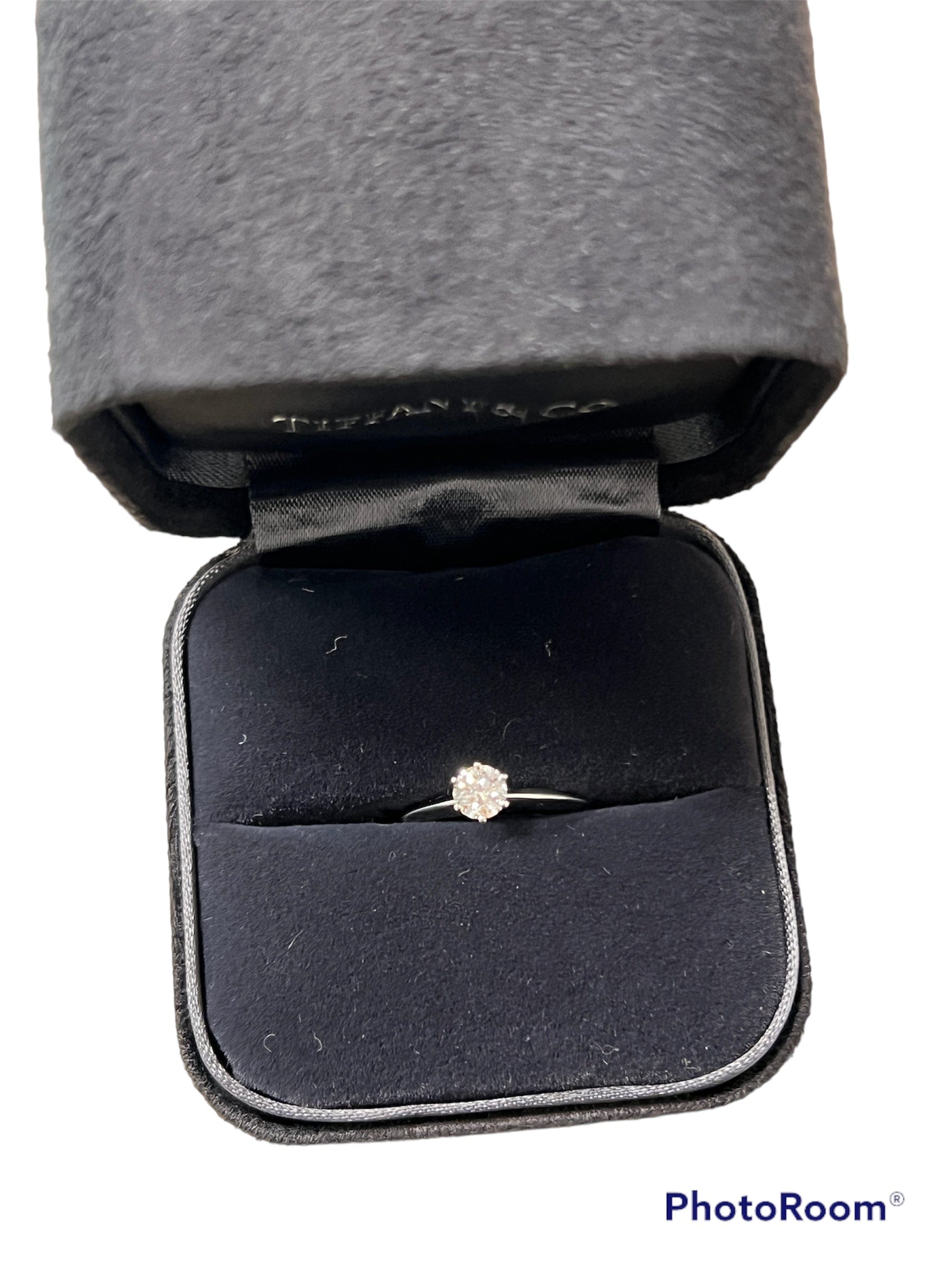 Tiffany tiffany solitaire diamond 0.44ct h vvs2 ASC1762