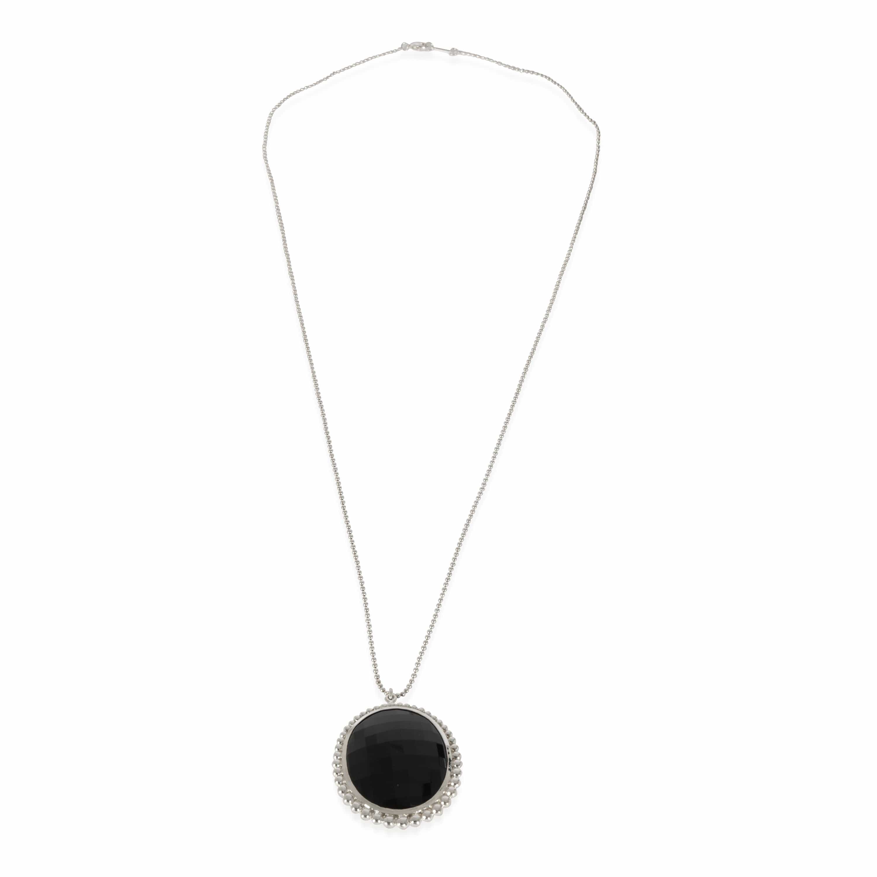 Tiffany & Co. Tiffany & Co. Onyx Necklace in  Sterling Silver Black