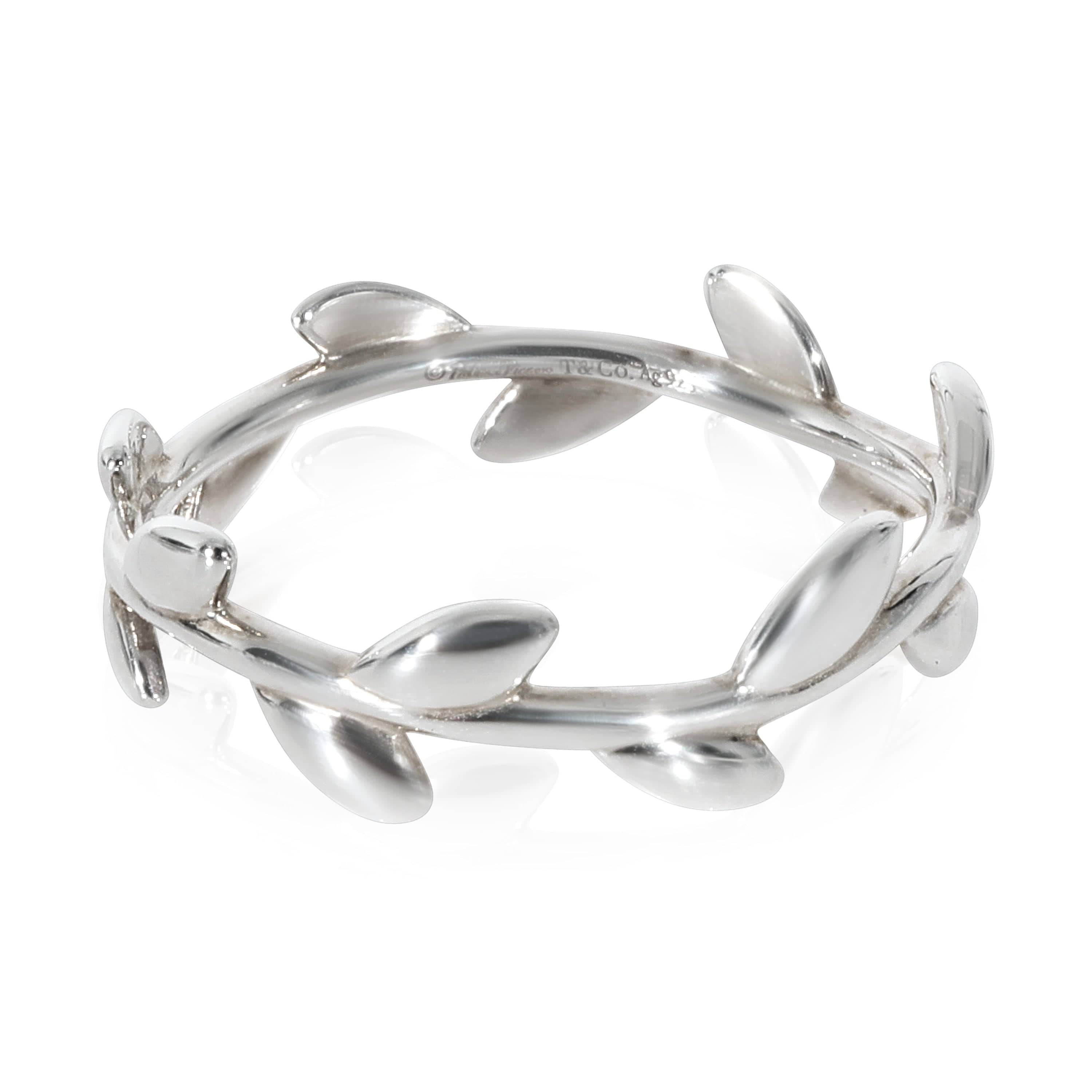 Tiffany & Co. Tiffany & Co. Paloma Picasso Olive Leaf Ring  in Sterling Silver