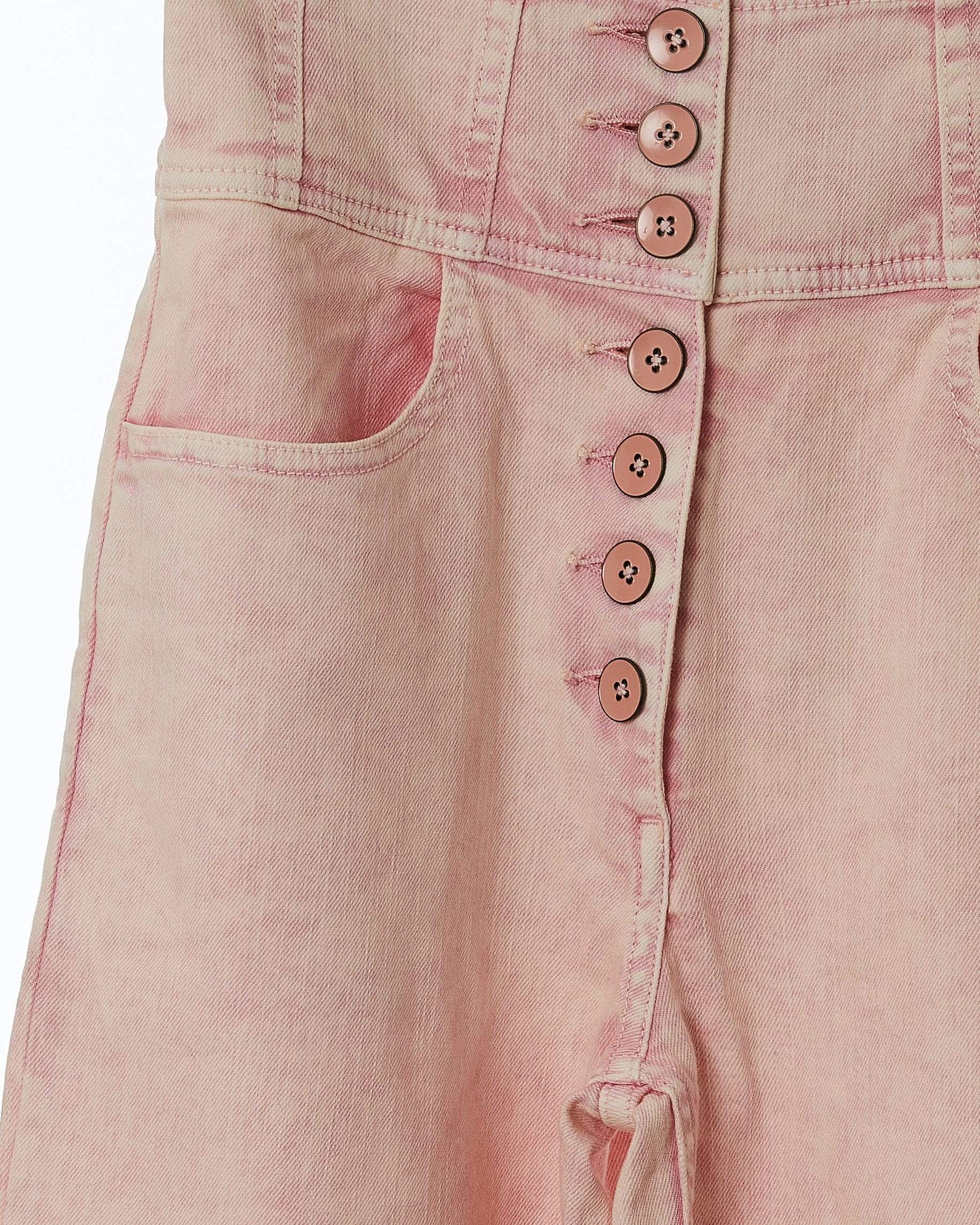 Ulla Johnson Ulla johnson Pink Denim Top and Trouser Set