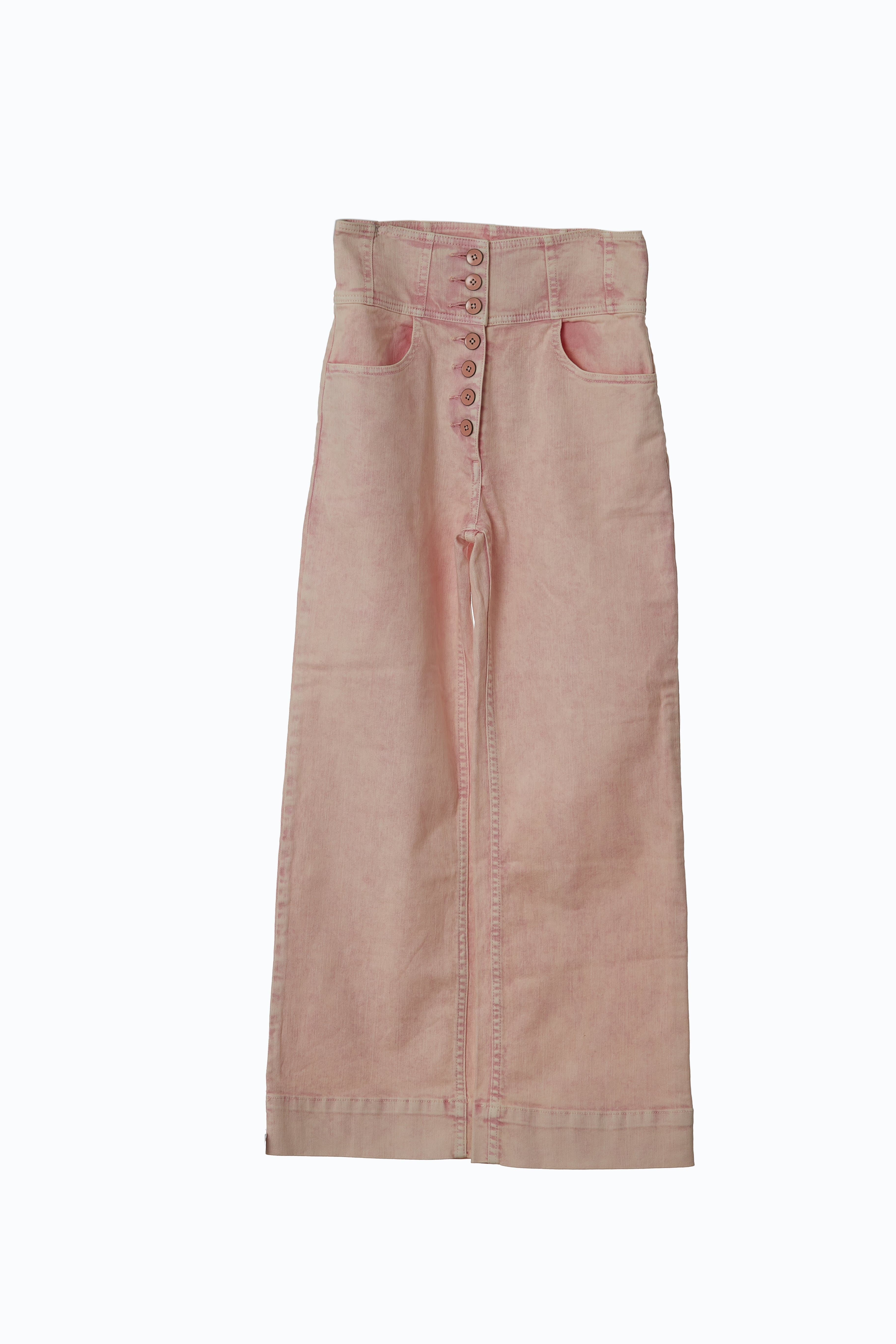 Ulla Johnson Ulla johnson Pink Denim Top and Trouser Set