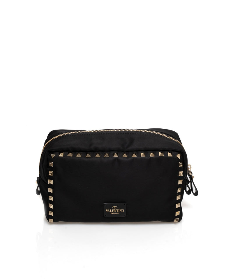 Womens Valentino Garavani black Leather Locò Shoulder Bag | Harrods #  {CountryCode}