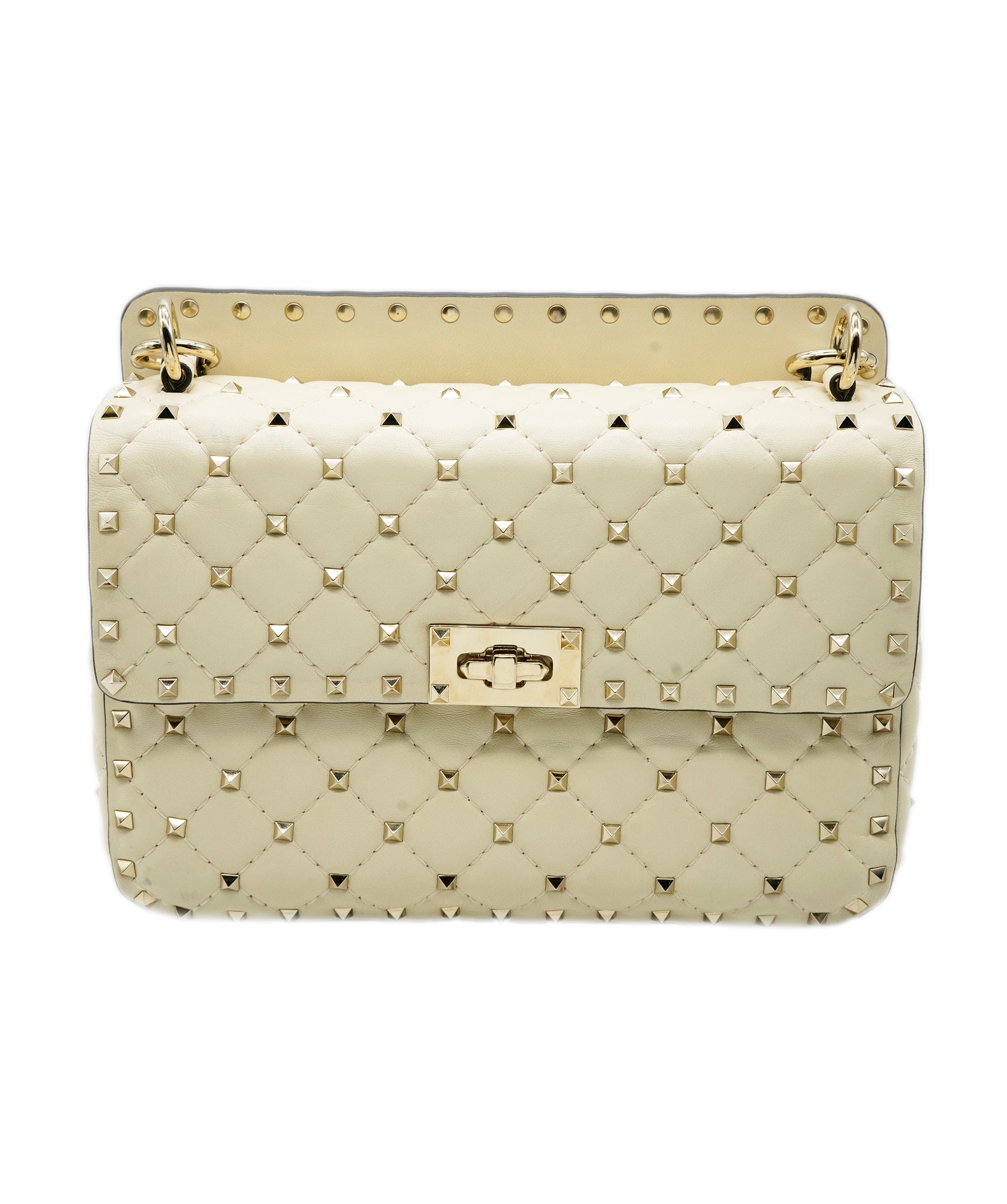 Valentino Valentino cream  rock-stud bag  ALL0359