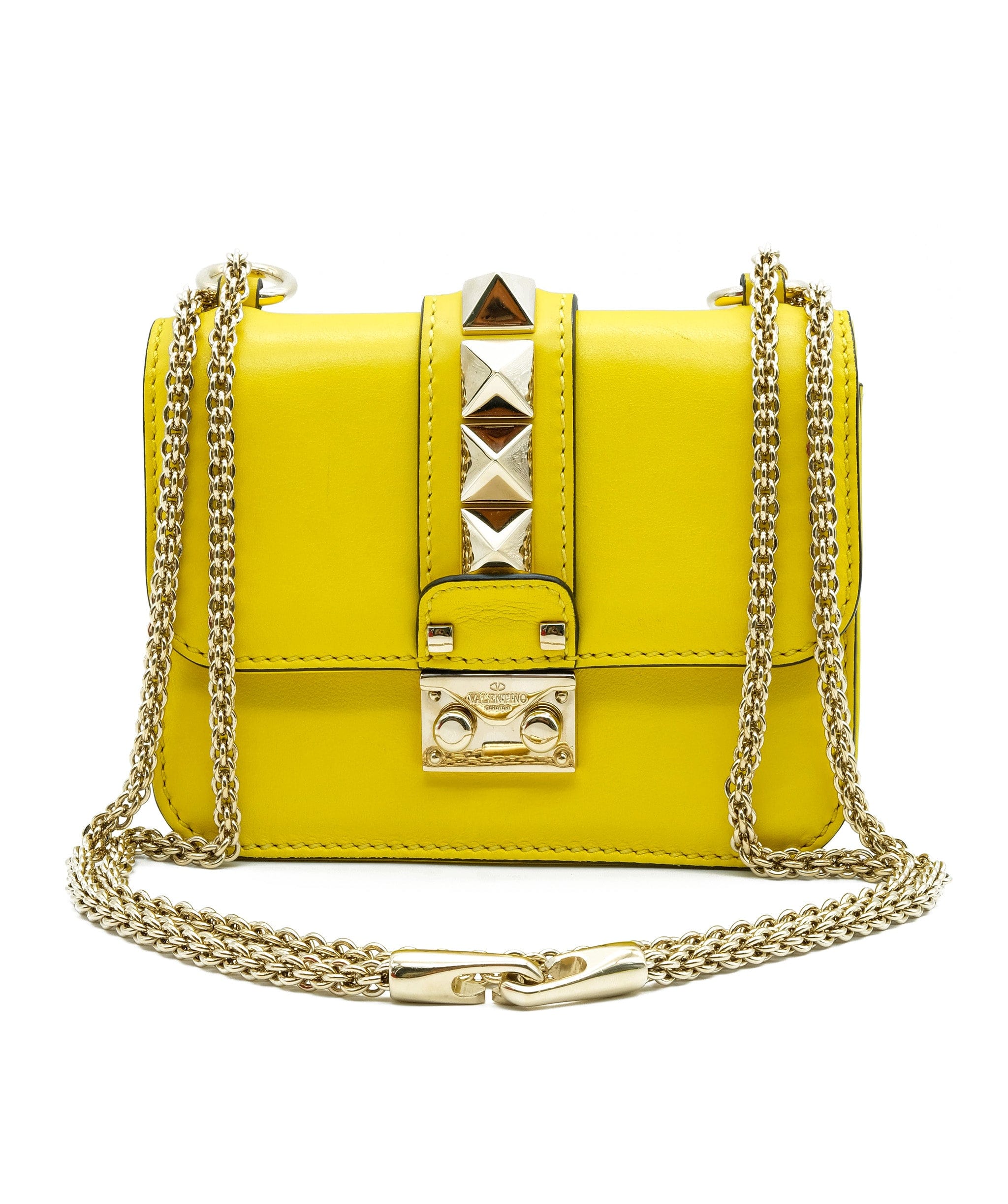 Valentino Valentino Yellow Rockstud Bag RJC1434