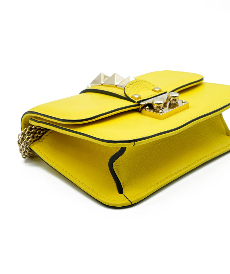 Valentino Valentino Yellow Rockstud Bag RJC1434