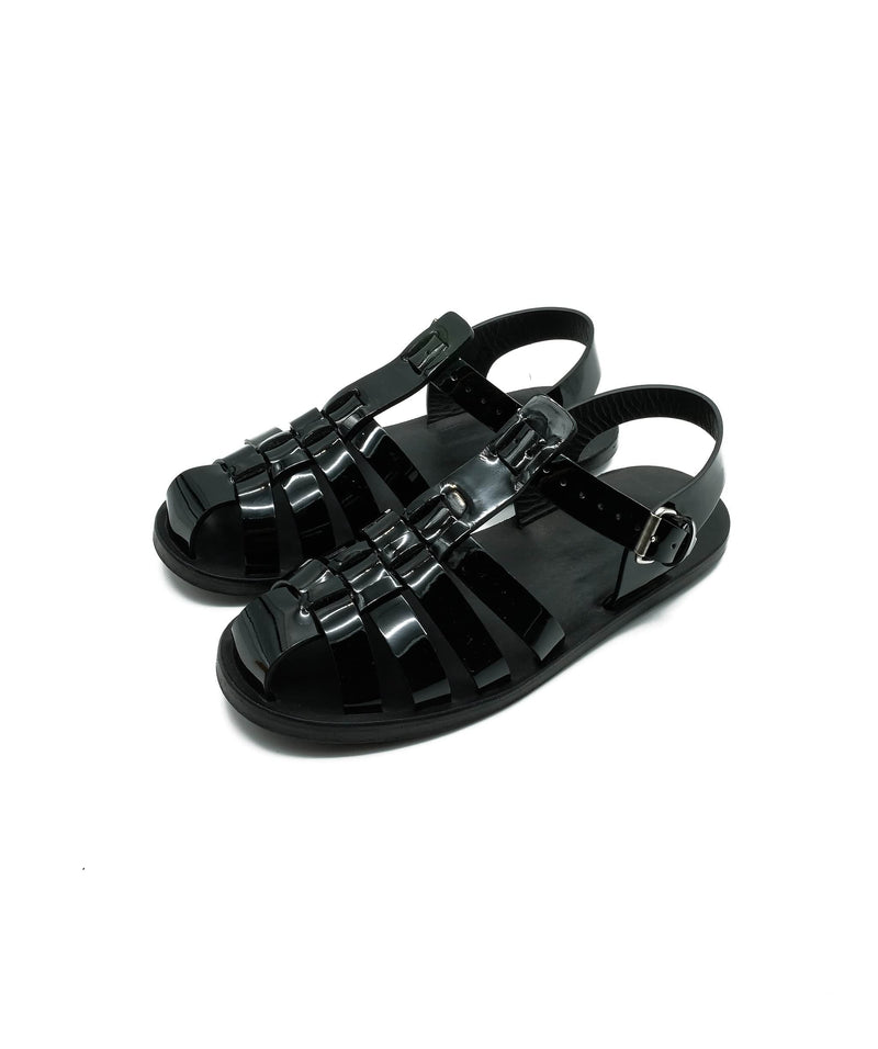 Valentino Saint Laurent Malik Black Sandals RJC1396