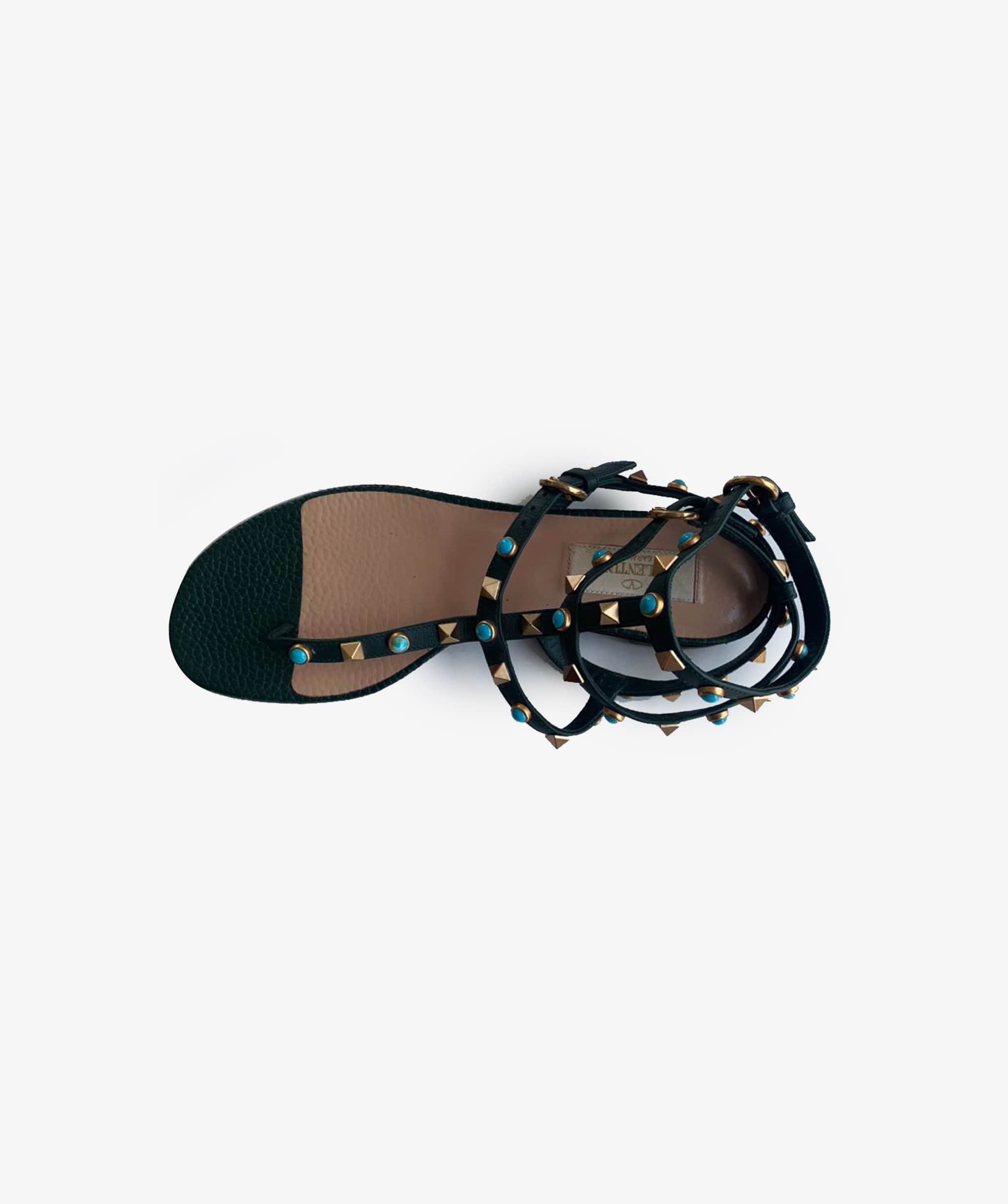 Valentino Valentino Rockstud Gladiator Sandals