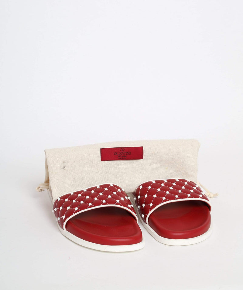 Valentino red flip on sale flops