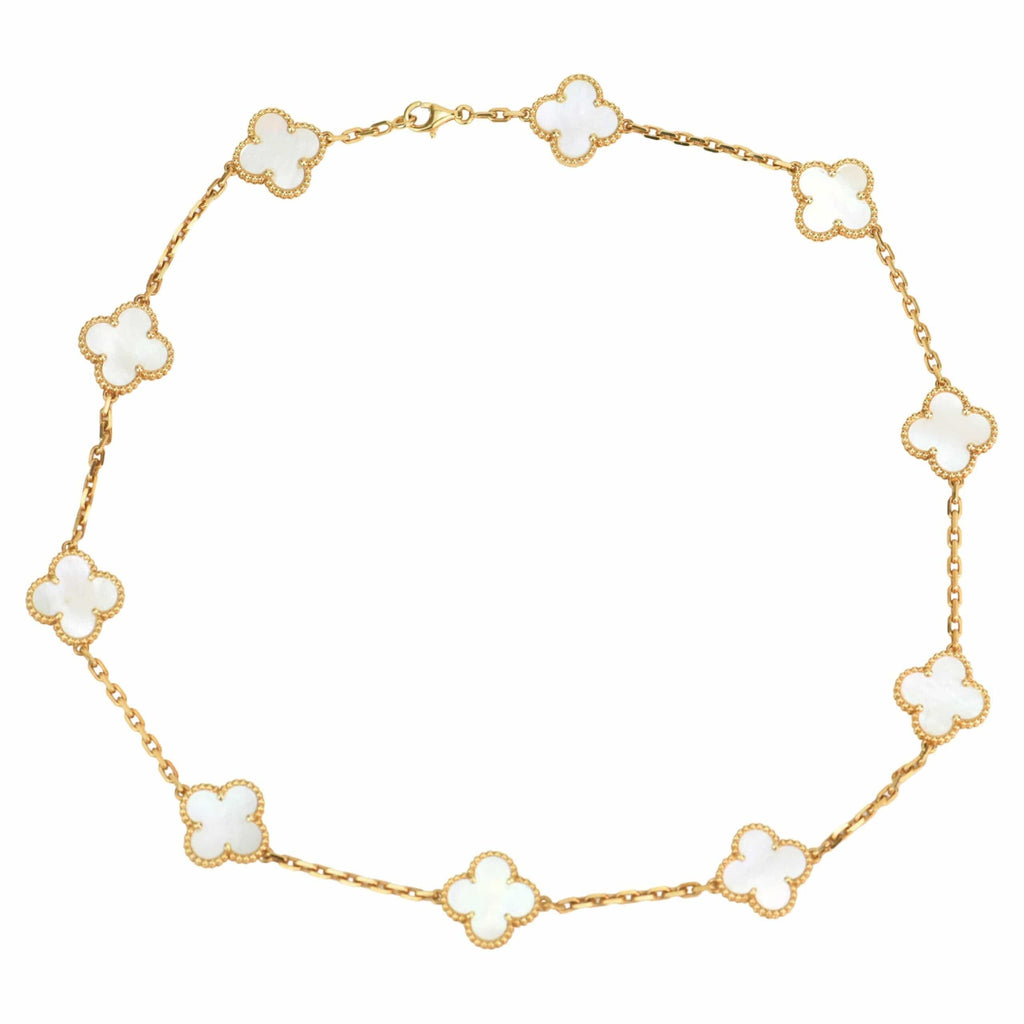 Van cleef 10 deals motif necklace