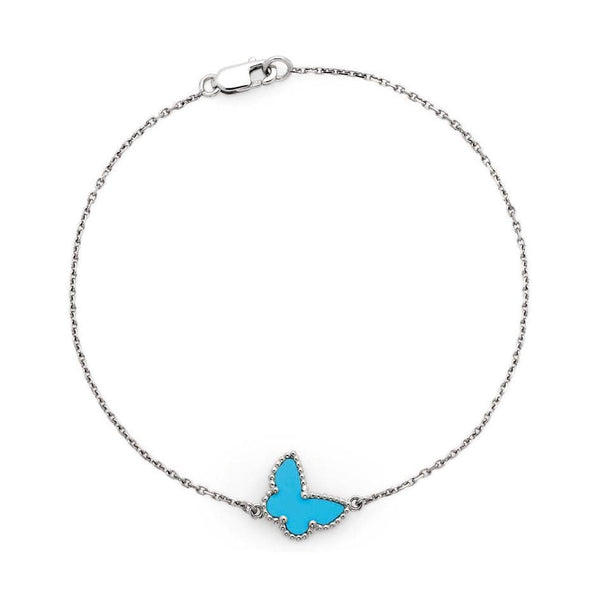 Van Cleef Van Cleef & Arpels Sweet Alhambra Turquoise Butterfly bracelet