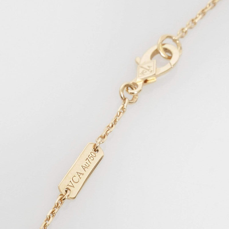 Van Cleef Van Cleef Vintage Alhambra Pendant Rose Gold with Diamonds Necklace - ADC1075
