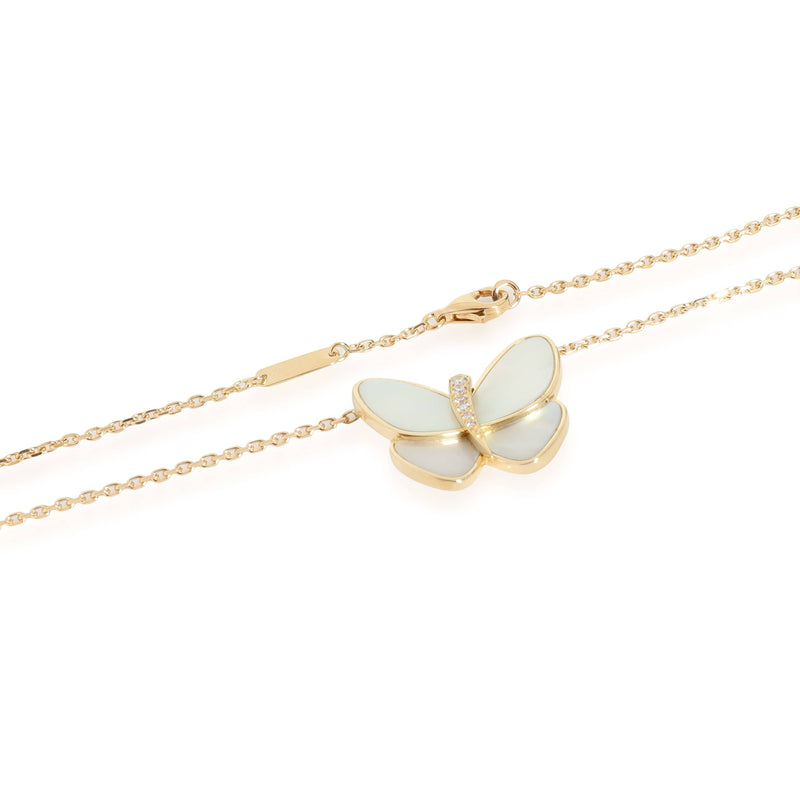 Mother of Pearl Butterfly Necklace – David Von