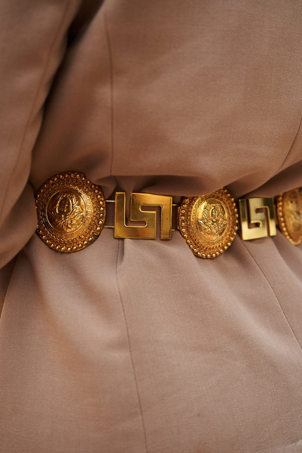 Versace Gianni Versace Gold Medusa Chain Belt - AGL1803