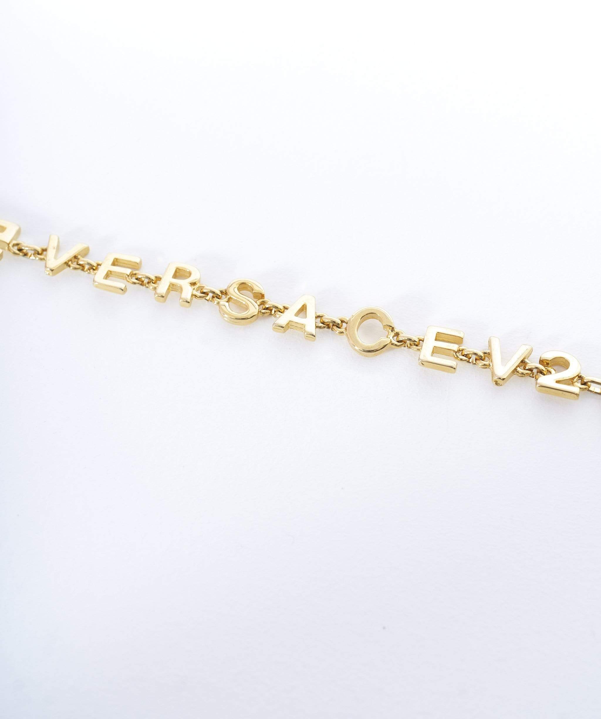 Versace Versace belt gold chain