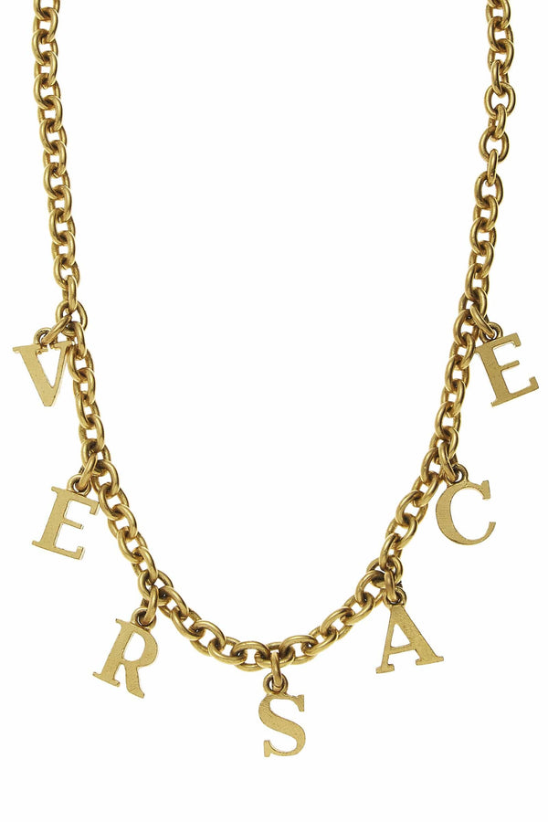 Versace Versace Gold Letters Choker QRJ0V217DB001