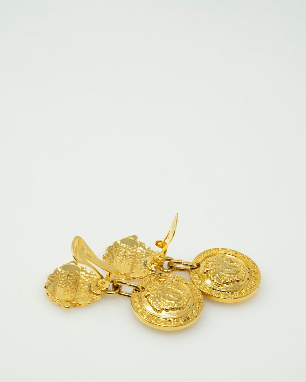 Versace sale coin earrings