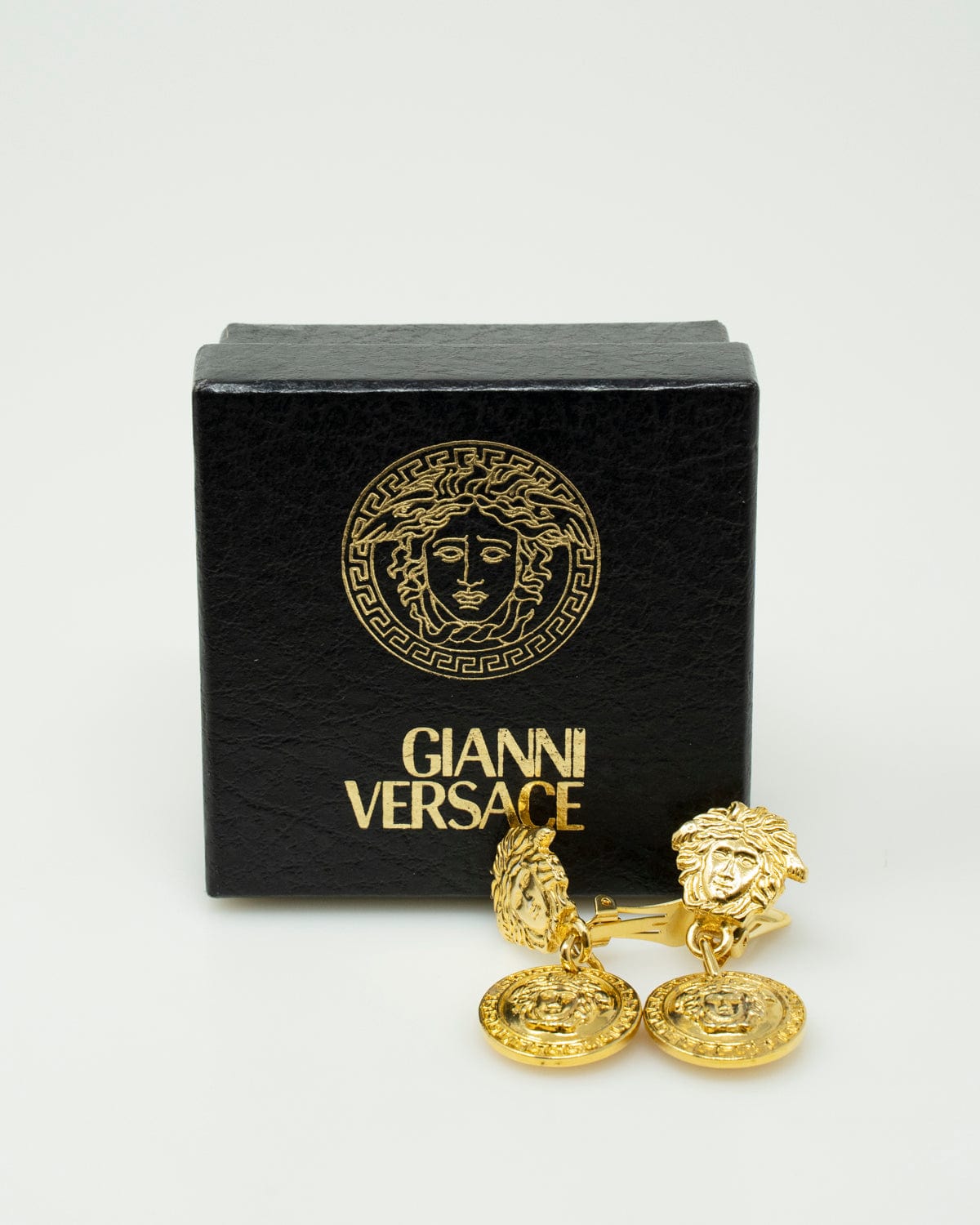 Versace Versace Medusa Drop Head Earrings - AWL2431