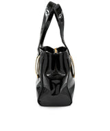 Versace Gianni Versace Black Patent Leather Tote Bag - AGL1643