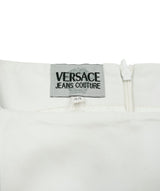 Versace Versace Jeans Couture White Leather Dress ASL4955