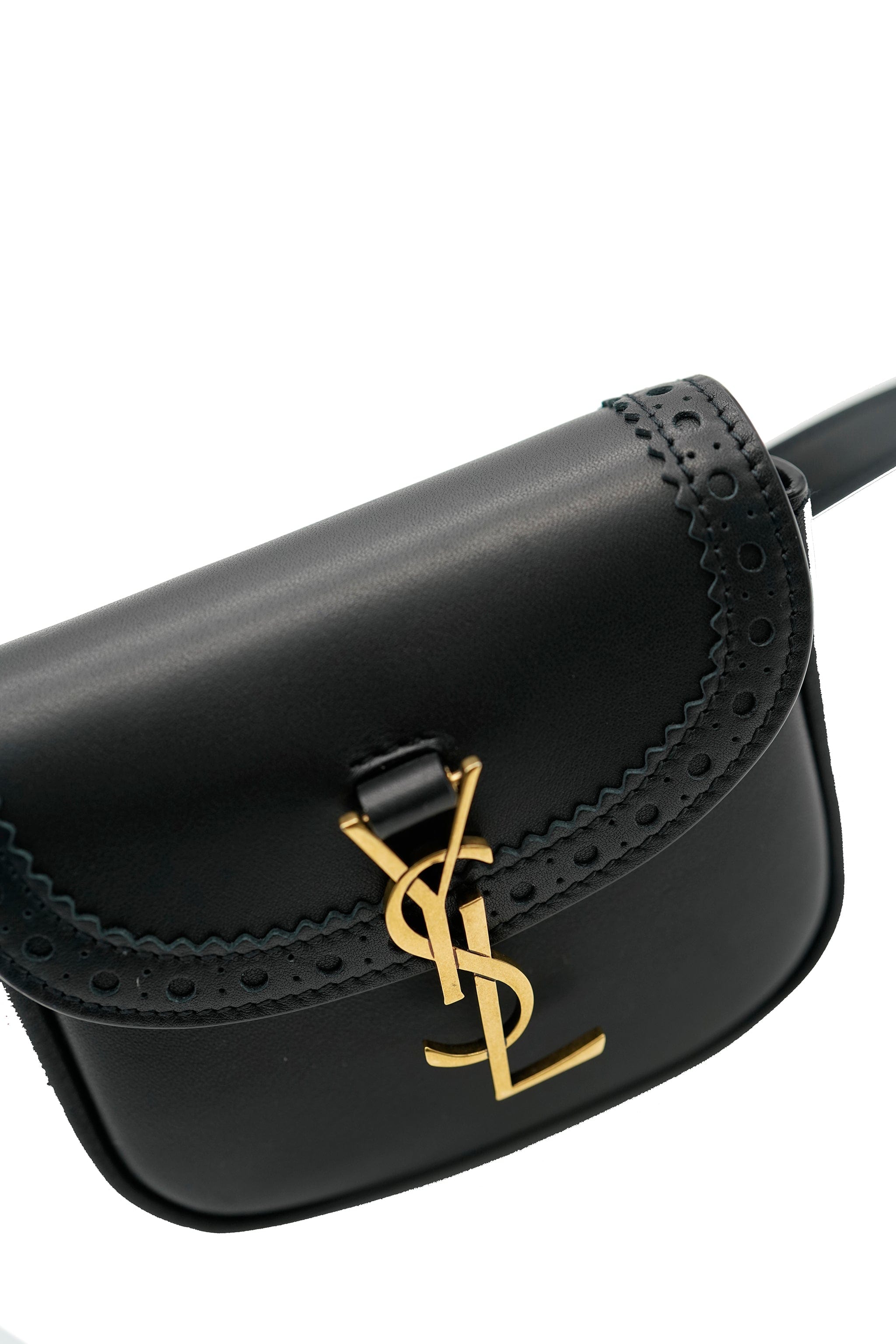 Yves Saint Laurent ysl black belt bag smooth leather ASL5798