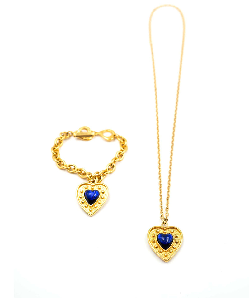 Yves Saint Laurent YSL heart necklace and bracelet  ASL4317