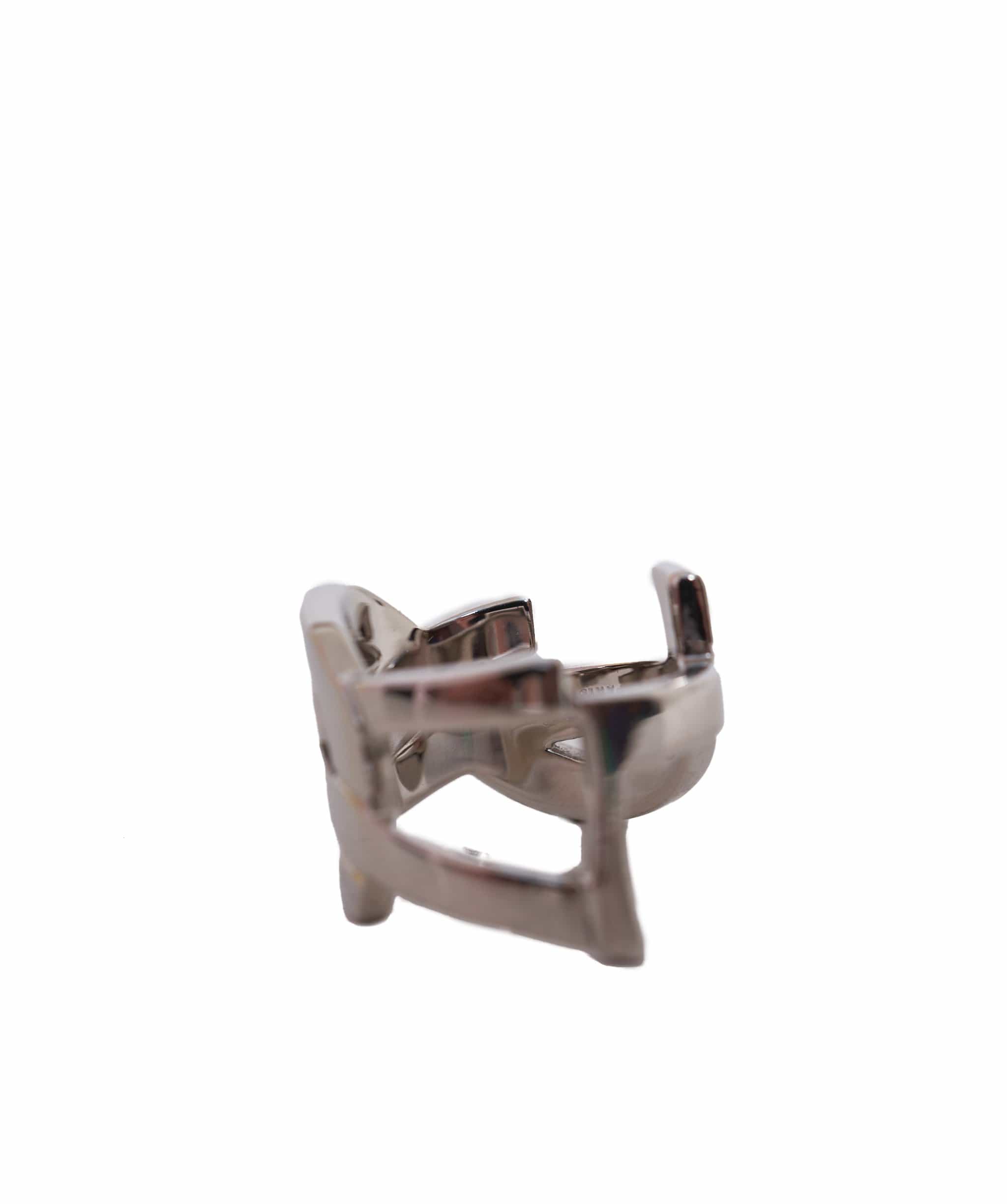Yves Saint Laurent YSL Monogram Silver ring - AWL1256