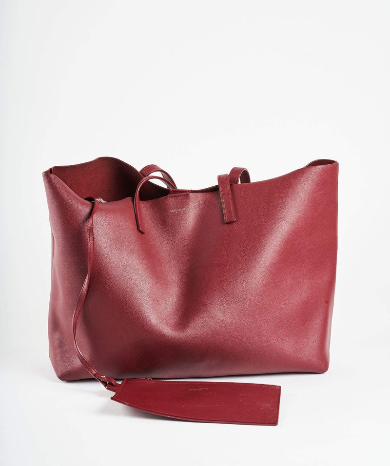 Yves Saint Laurent Saint Laurent Burgundy Tote Bag