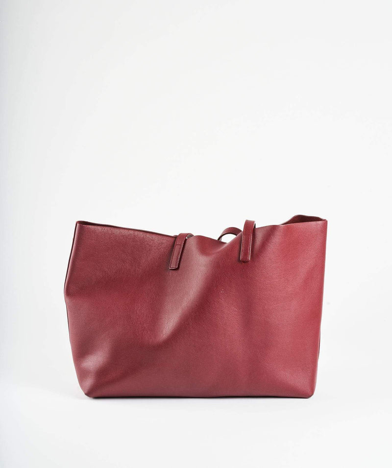 Yves Saint Laurent Saint Laurent Burgundy Tote Bag