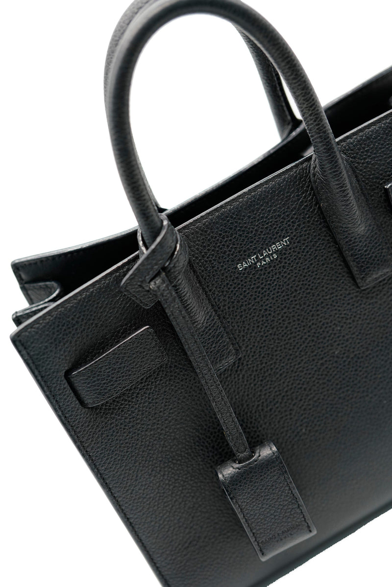 Saint Laurent Grey Croc Leather Nano Classic Sac De Jour Tote Saint Laurent  Paris