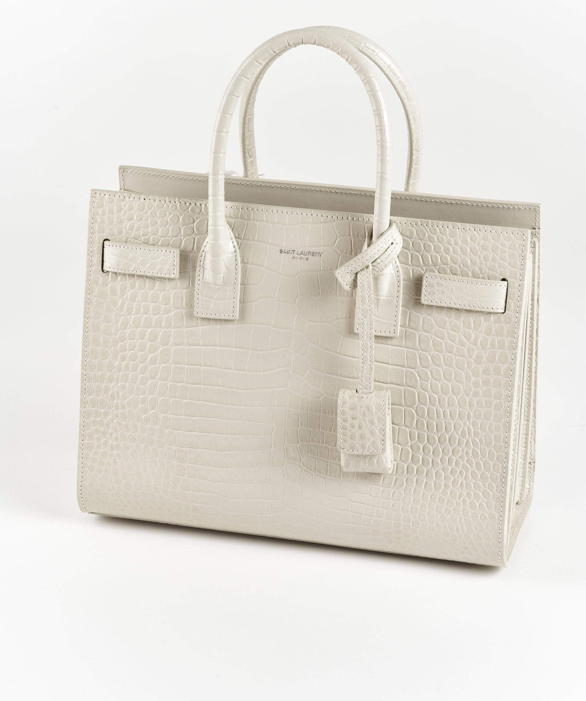 Yves Saint Laurent Saint Laurent Sac De Jour Creme croc