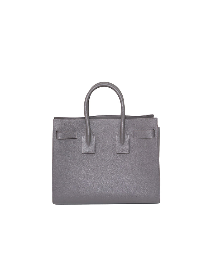 Yves Saint Laurent Saint Laurent Sac de jour Grey Leather Bag   - ADL1224