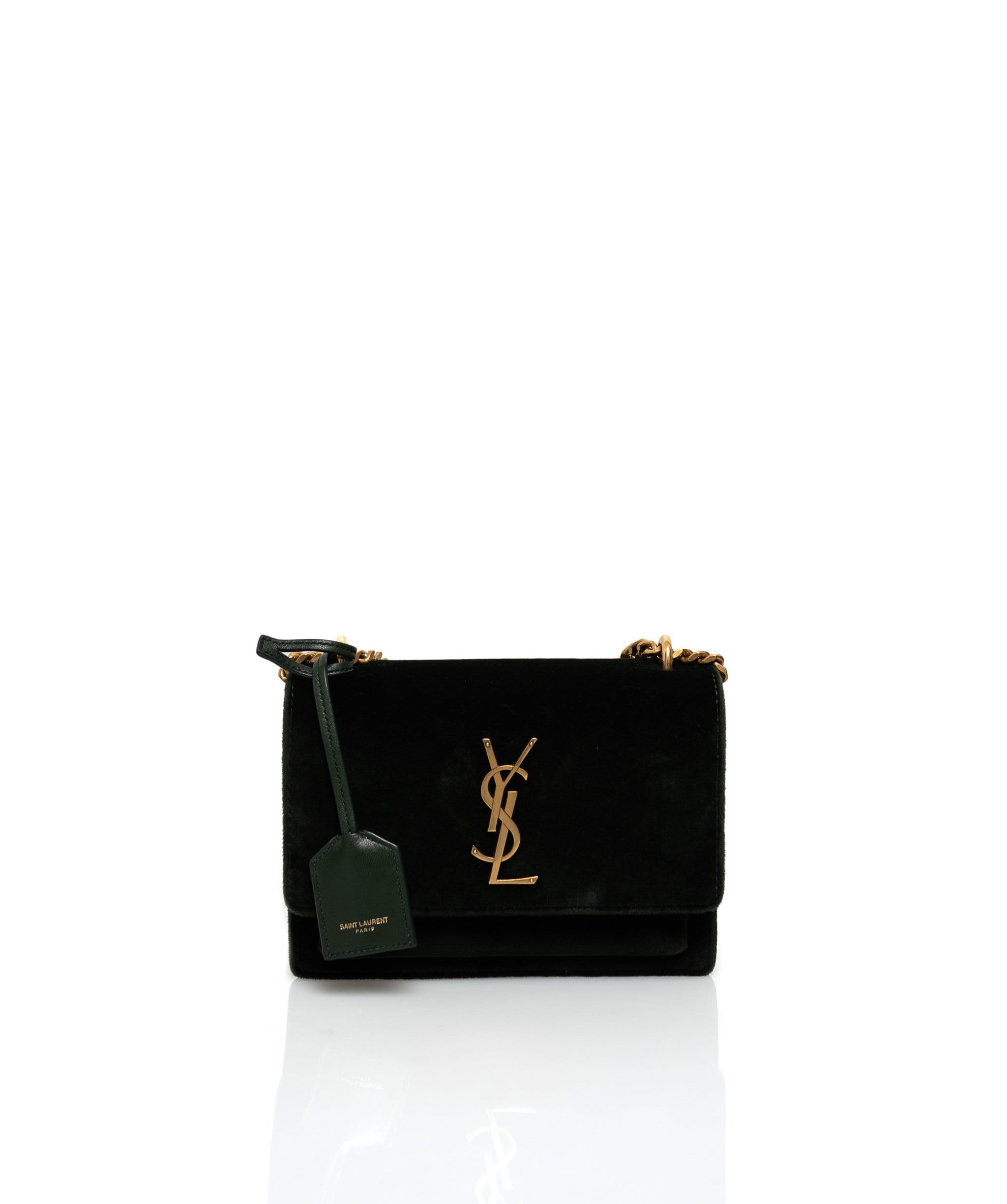 Yves Saint Laurent Saint Laurent Small Sunset in Dark Green - ASL1622