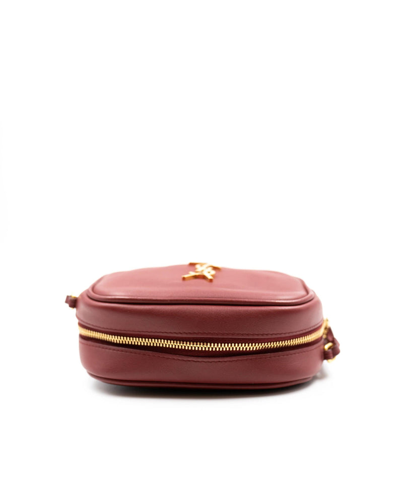 YSL Burgundy Camera Bag Mini - AWC1370 – LuxuryPromise