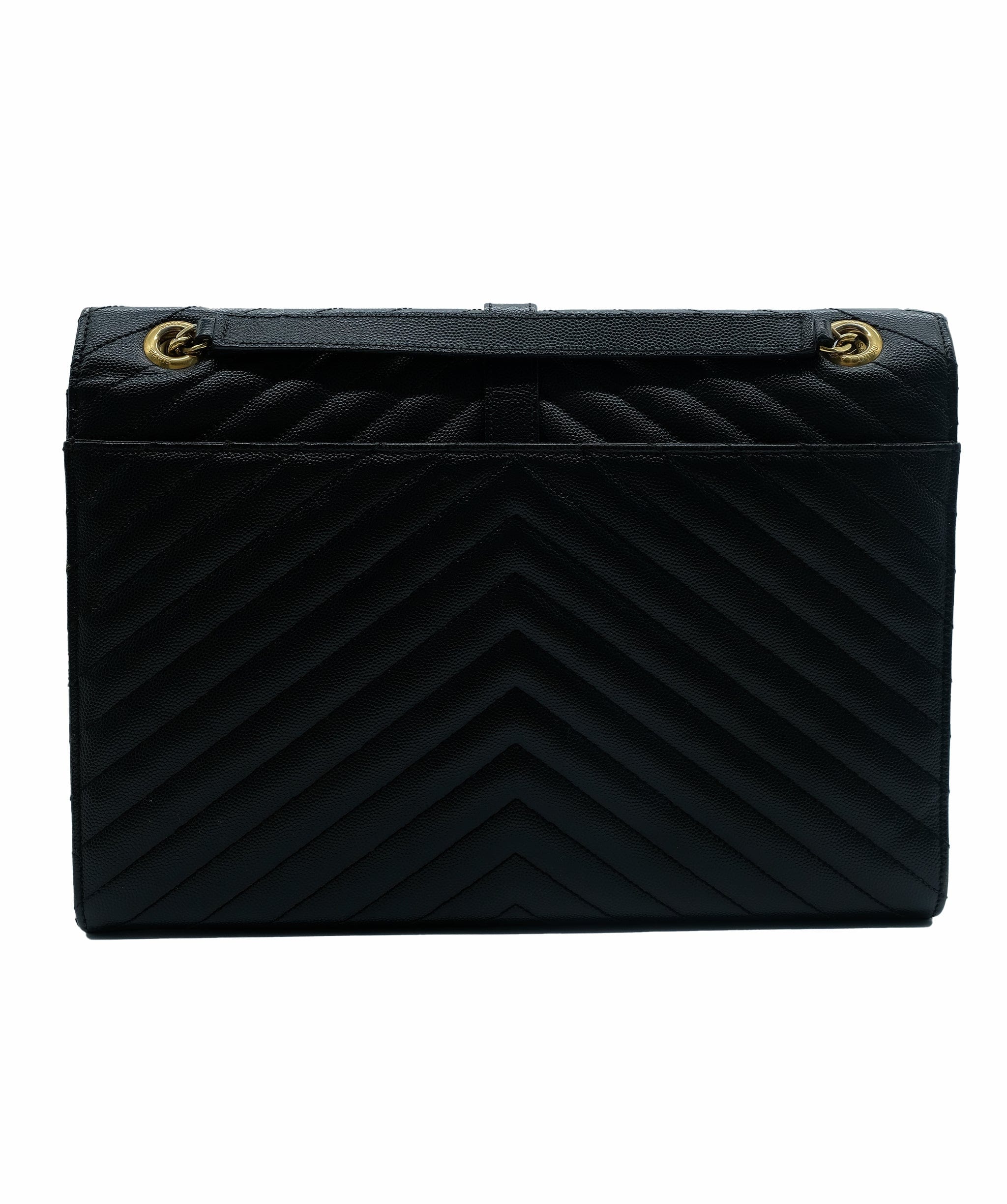 Yves Saint Laurent YSL Chevron Caviar Flap REL1006