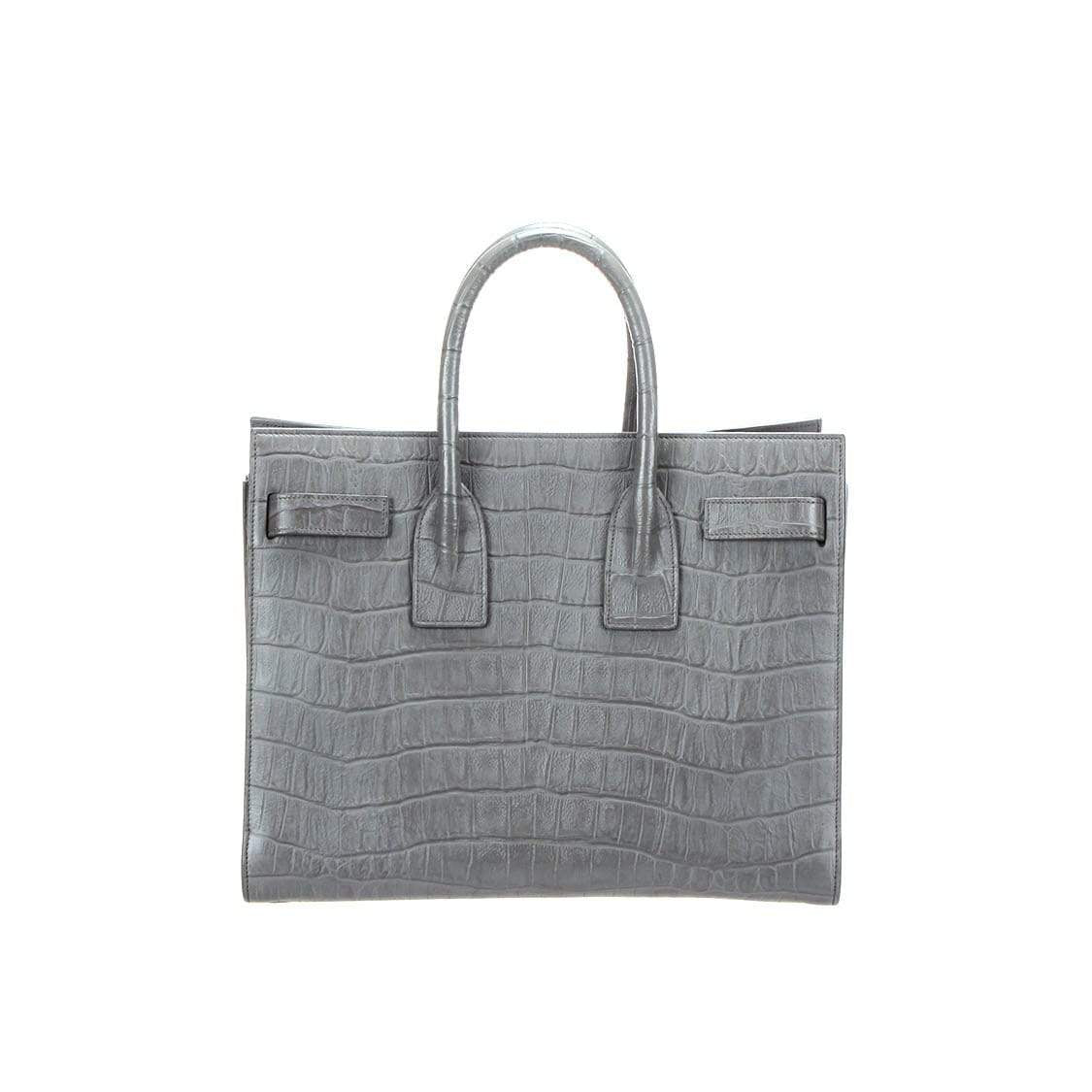 Yves Saint Laurent YSL Embossed Leather Sac Du Jour Tote MW2856