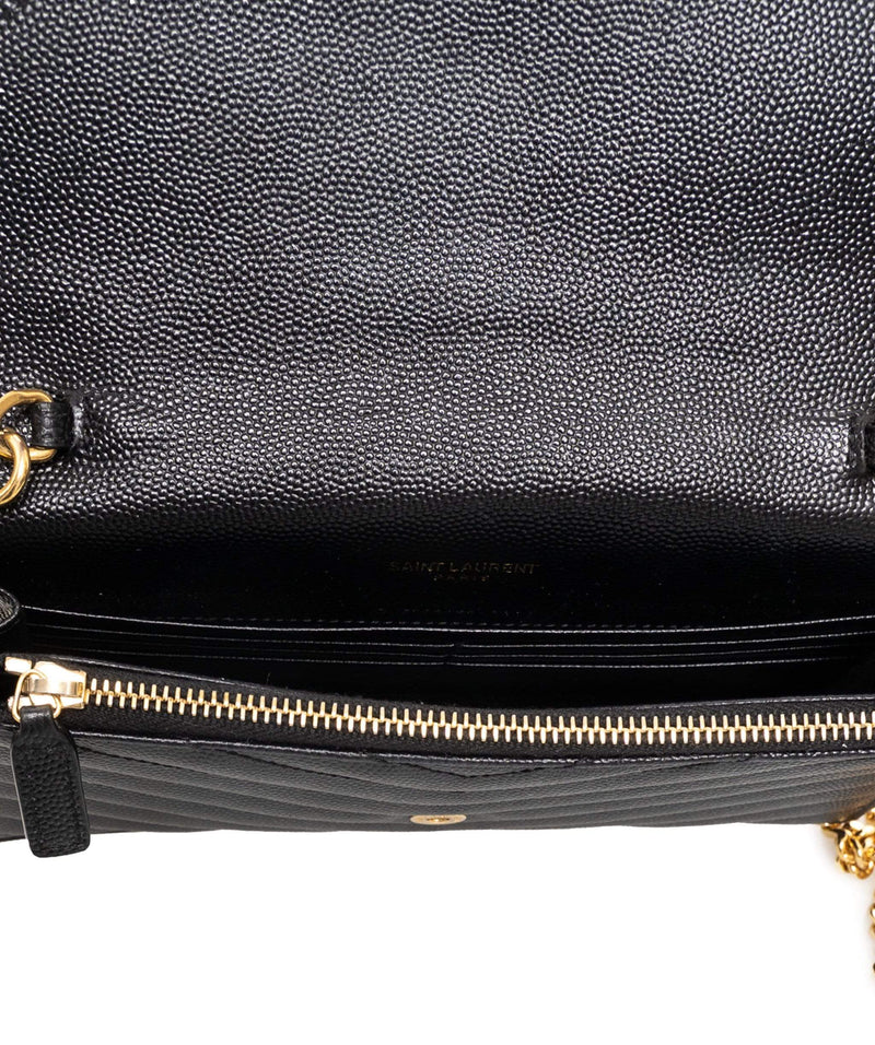 YSL Envelope clutch black - AWL3550 – LuxuryPromise