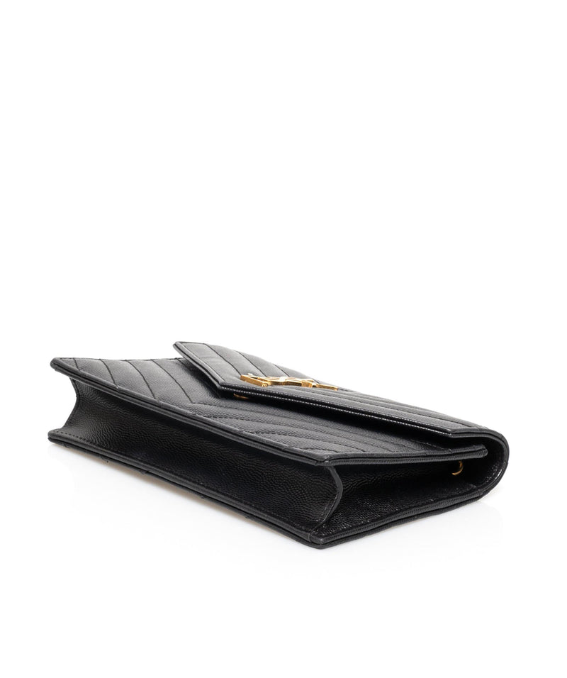 YSL Envelope clutch black - AWL3550 – LuxuryPromise