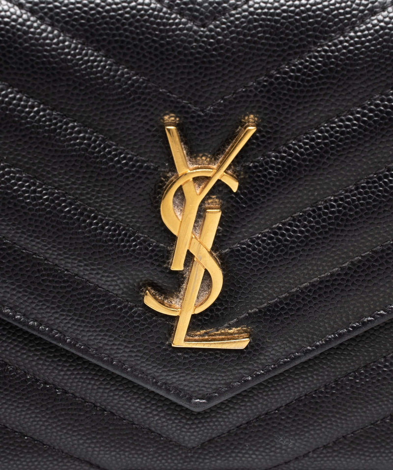 YSL Envelope clutch black - AWL3550 – LuxuryPromise