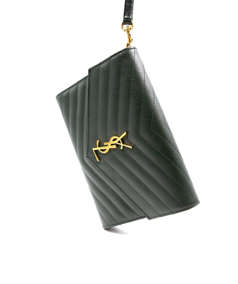 YSL Envelope clutch black - AWL3550 – LuxuryPromise