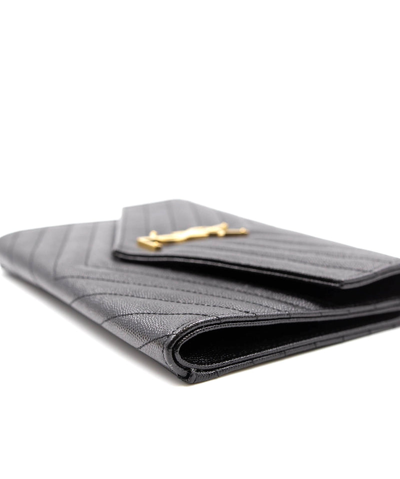 YSL Envelope clutch black - AWL3550 – LuxuryPromise