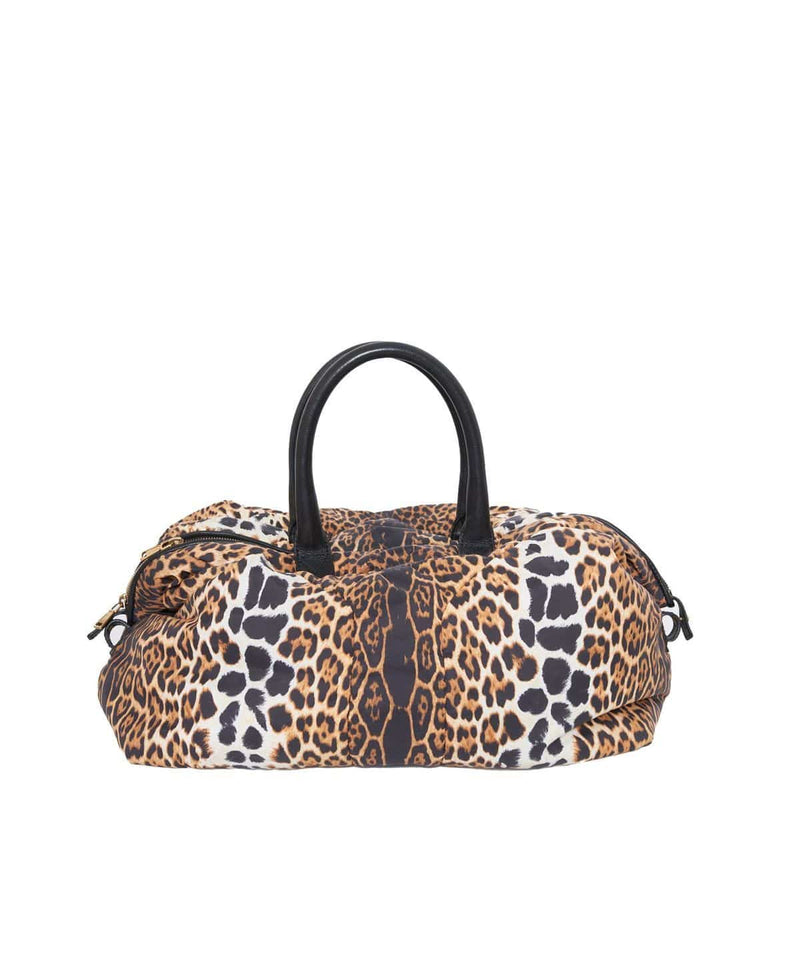 Yves Saint Laurent YSL Leopard Print Nylon Y Tote Bag - AWL1259