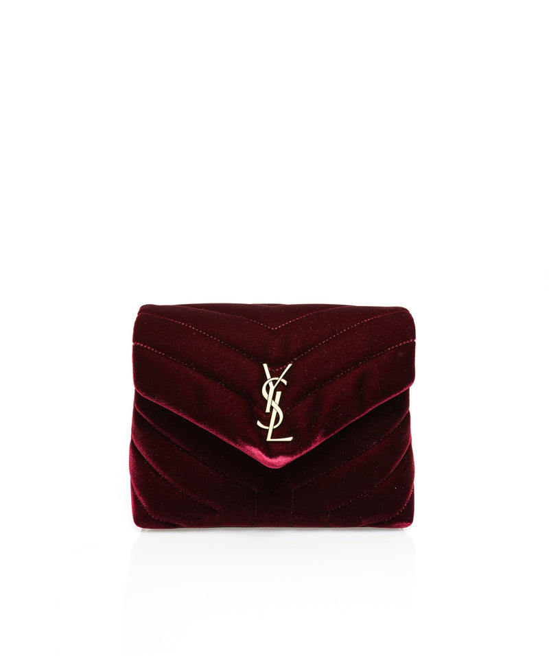 Ysl Toy Loulou Red Cross Body Bag  Ysl wallet on chain, Ysl toy loulou,  Crossbody bag