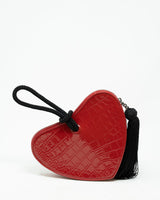 Yves Saint Laurent YSL moc croc heart loop bag - AWL3215